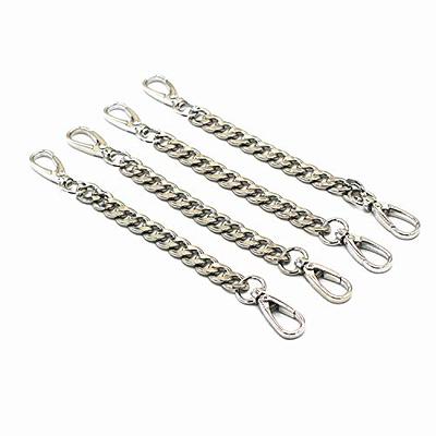 Xiazw DIY Heavy Chunky Aluminum Metal Purse Handle Bag Chains Charms Straps  Replacement Handbag Accessories Decoration (Gold)