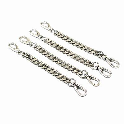 Xiazw DIY Heavy Chunky Aluminum Metal Purse Handle Bag Chains Charms Straps Replacement Handbag Accessories Decoration (Gold)