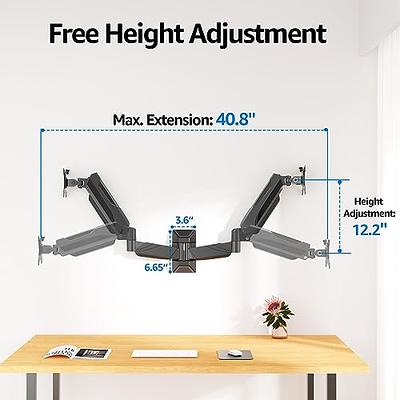 HUANUO Single Arm Monitor Wall Mount with VESA Extension for 17-32