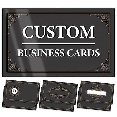 Custom Business Card Magnets, Personalized Business Card Magnets, Easy  Time Saving Compared to Peel and Stick, Upload Your Own Design, 10, 25,  50, 100, 250 Pack of Custom Magnetic Business Cards