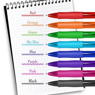 Vitoler Pens,Colored Pens,1.0mm 8 Pcs Pens Ballpoint,Pens for School,Pens  Fine Point Smooth Writing Pens for Coloring Kids Adult School Office  Supplies - Yahoo Shopping