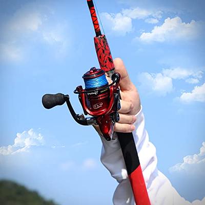 Sougayilang Spinning Telescopic Rod and Spinning Reel Fishing Combo with  Surf Pole 13+1 BB Smooth Fishing Reels