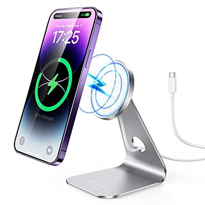 3 in 1 Wireless Charger for MagSafe, Aluminum Alloy Wireless Charging  Station, Compatible with iPhone 15/14/13/12, Apple Watch, AirPods Pro/3/2  (Cable