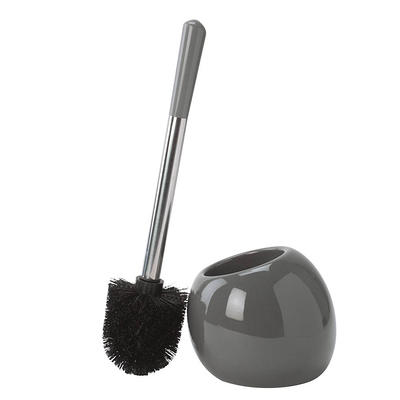 Toilet Brush Holder with Swirl Design