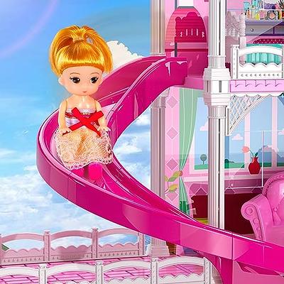 Doll House, Dream Doll House Furniture Pink Girl Toys, 4 Stories 10 Rooms  Dollhouse with 2 Princesses Slide Accessories, Toddler Playhouse Gift for  for 3 4 5 6 7 8 9 10 Year Old Girls Toys - Yahoo Shopping