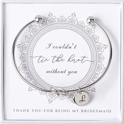 Bridesmaid Gifts Personalized Necklace Engraved Pendant Necklace