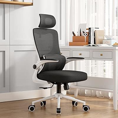 Misolant Ergonomic Chair, Office Desk Chair, Office Chair, Desk Chair with  Headrest, Ergonomic Office Chair Adjustable Lumbar Support and Flip up  Armrest, Office Desk Chair Ergo Computer Chair - Yahoo Shopping