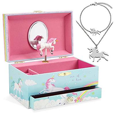 STORUP Unicorn Toys - Unicorn Toys for Girls Age 6-8 Letter J Unicorn  Necklace for Girls