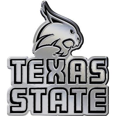 WinCraft Texas State Bobcats Free-Form Chrome Auto Emblem Decal