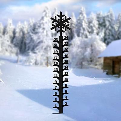 36 Inches Iron Art Snow Gauge, Handmade Metal Snow Depth Measuring Stick  Outdoor, Iron Snow Gauge Snow Measuring Device Garden Stakes Winter  Decorations Outdoor Yard (Bird) - Yahoo Shopping