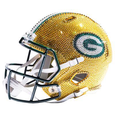 Green Bay Packers NFL Riddell Helmet Tracker Set at the Packers