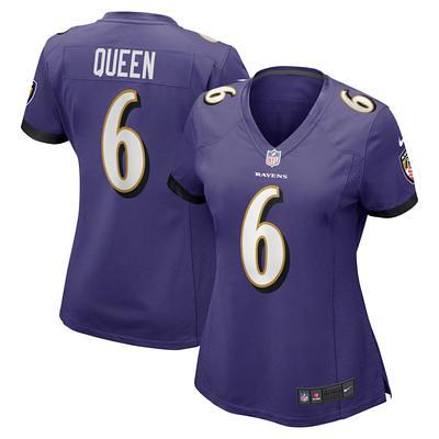 Men's Nike Patrick Queen Purple Baltimore Ravens Game Player Jersey