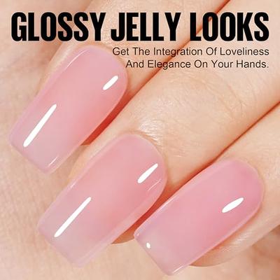 Imtiti Hot Pink Gel Nail Polish, 1 Pcs 15ml Pink Glitter Color Soak Off LED  Long-Lasting Nail Gel Polish Nail Art Starter Manicure Salon DIY at Home
