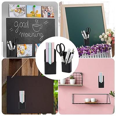 2pcs Magnetic Pen Marker Holders, S Size Magnetic Pen Pencil Holder  Organizer Home Office Supplies for Refrigerator Whiteboard Locker (Black) -  Yahoo Shopping