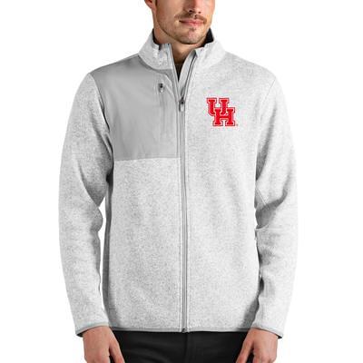 Antigua Men's Houston Astros White Tribute 1/4 Zip Pullover