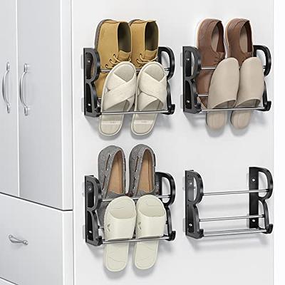 Baffect Wall Hanging Shoes Rack, Door Mounted Plastic Shoe Organizer, RV  Camper Folding Shoes Holder for Space Saving Shoes Storage (4 Packs) -  Yahoo Shopping