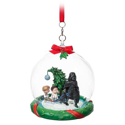 Disney Sketchbook Ornament - Santa Minnie Glass Dome