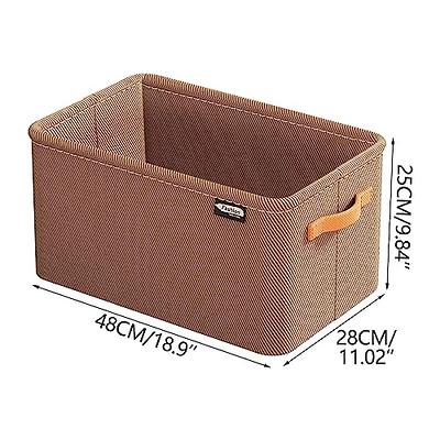 Homsorout Storage Bins with Lids, Fabric Cube Storage Organizer