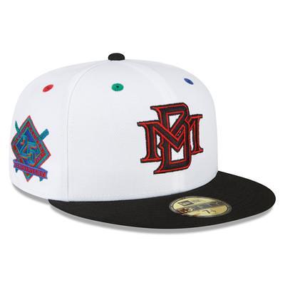 Men's New Era Red Milwaukee Brewers White Logo 59FIFTY Fitted Hat