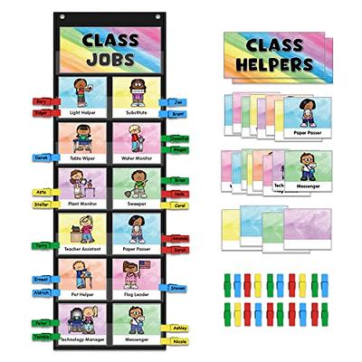 Classroom Management Pocket Chart for Preschool Wall Organization, Behavior  Chart for Class Attendance Chores, Back to School Teacher Teaching Supplies  - Yahoo Shopping