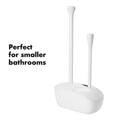 OXO Good Grips Toilet Plunger with Cover, White