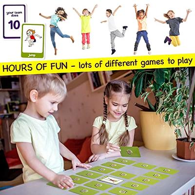 Covelico Exercise Card Games for Kids - Fun Kids Exercise Equipment and  Kids Workout Equipment