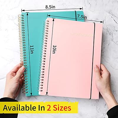 SUNEE Meeting Notebook for Work with Action Items - 240 Pages, A4 Size  Project Planner, Spiral Meeting Agenda/Minutes Notebook Organizer for Women  Men, Note Taking, Office & Business, 8.5x11, Teal - Yahoo