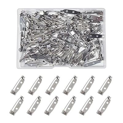 UNICRAFTALE 100Pcs 4 Style Brooch Pin Backs 304 Stainless Steel Brooch Pin  Backs Bar Pins Safety Catch Pins Back Clasps Lapel Pin Backs Butterfly  Clutches for Name Badge Jewelry Making - Yahoo Shopping