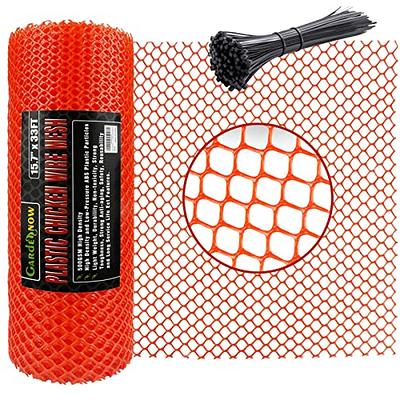 Garden Netting Poultry Mesh Fencing Chicken Wire Fence (0.4mx4m=1.3ftX13.1ft,  Black) - Yahoo Shopping