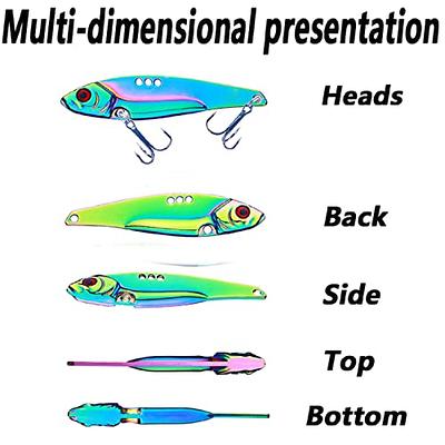 Qushy Blade Bait Fishing Lures for Freshwater Saltwater Fishing