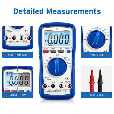 Etekcity Auto-Ranging Digital Multimeter - Yahoo Shopping