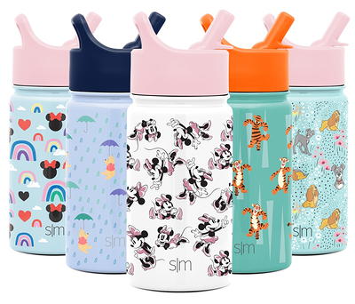 Simple Modern Disney Frozen Kids Water Bottle with Straw Lid | Reusable  Insulated Stainless Steel Cup for Girls, School | Summit Collection | 14oz