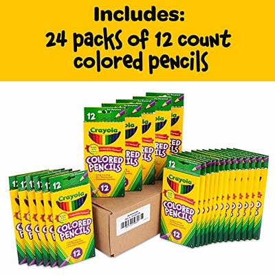 Crayola Bulk Colored Pencils, Pre-sharpened, Bulk School Supplies For  Teachers, 12 Assorted Colors, Pack of 24 [ Exclusive] - Yahoo Shopping