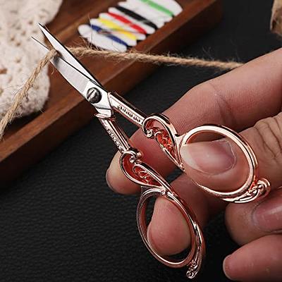 3.6 Stainless Steel Tip Classic Stork Scissors Crane Design Sewing Scissors  DIY Tools Small Shear for Embroidery, Craft, Needle Work, Art Work Everyday  Use Gold Scissors - Yahoo Shopping