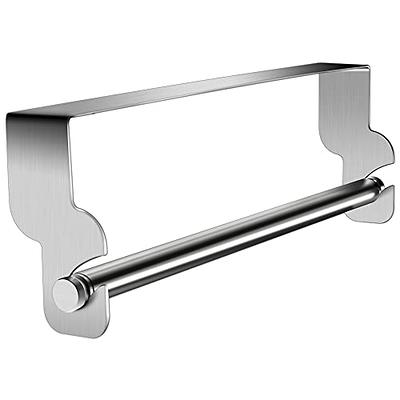 YIGII Adhesive Paper Towel Holder Under Cabinet - Stainless Steel Paper  Towel Rack Stick on Wall Mount for Kitchen, White - Yahoo Shopping