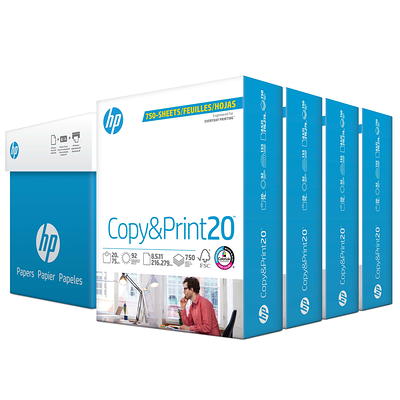 HP Copy20 Printer Paper 20lb 8.5x11 92 Bright 500 Sheets