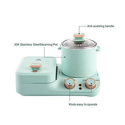 3 in 1 Breakfast Station, Retro Household Breakfast Maker, Electric Mini  Toaster Bread Breakfast Sandwich Maker, Breakfast Machine with Frying Pan