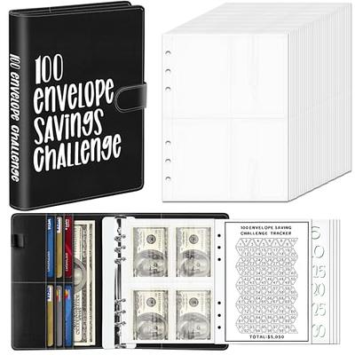 Sooez A6 Budget Binder with Savings Challenge Game, Money Saving Binder  with Cash Envelopes, Expense Sheets, Challenge Tracker, Labels & Category  Stickers, Savings Challenges Book for Better Savings - Yahoo Shopping