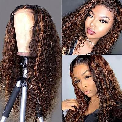 TUNEFUL Deep Wave HD Lace Front Wigs Human Hair 180% Density Pre