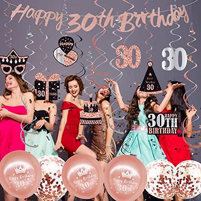 30° Compleanno Photo Booth Props, Banaone 31 Pezzi 30 Geubrtstag