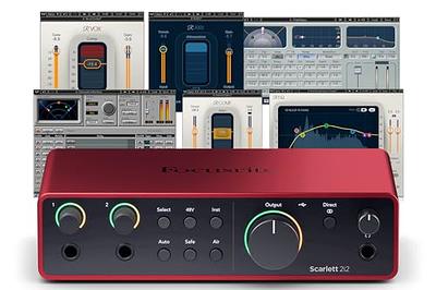 Focusrite Scarlett 2i2 USB-C Audio Interface SCARLETT-2I2-4G B&H