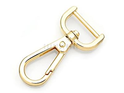 Swivel Snap Hooks Clip with Screw Bar D Detachable Snap Hook Swivel Clasp