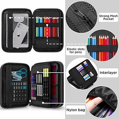 Marker Pen Carrying Case Marker Holder Transparent Multifunctional Marker  Pen Organizer Case Pencil Organizer Handheld Box Brush Pen Case 36 Slot