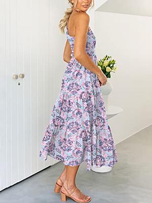BLUE FLORAL Print Palazzo Pants. Comfy Formal Events/ Cruise