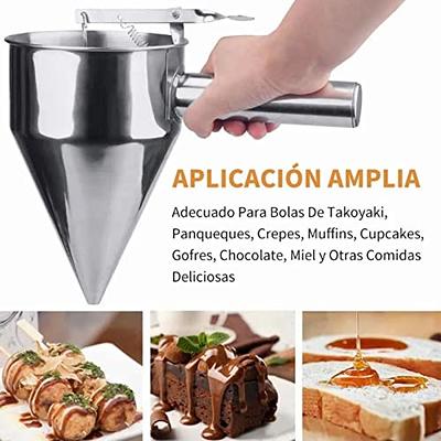 Hand-held Manual Pancake Cupcake Batter Mixer Dispenser Blender Machine  Baking Tool for Making Cakes Waffles Betters