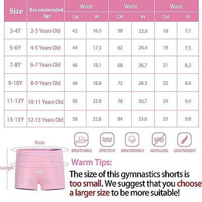 Girls Dance Short Gymnastics Athletic Shorts Sparkle Glitter