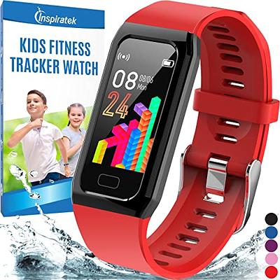 Inspiratek Kids Fitness Tracker for Girls and Boys Age 5-16 (5