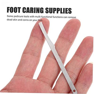 Professional Pedicure Knife Set Nail Knives Tools Foot Care Hand Callus  Dead Skin Removal Nail Scraper File