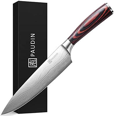 Astercook Chef Knife, Pro 8 Inch Kitchen Knife, German High Carbon  Stainless Steel, Usuba & Nakiri Knives, Ergonomic Knife Handle, Super Sharp  Chef's Knives 