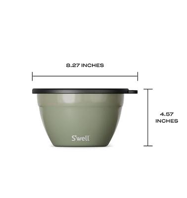 S'well Stainless Steel Salad Bowl Kit 64 ounces Mountain Sage Comes with 2  ounces Condiment Container and Removable Tray for Organization Leak-Proof,  Easy to Clean, Dishwasher Safe - Yahoo Shopping